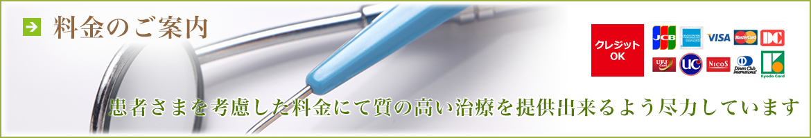 料金のご案内